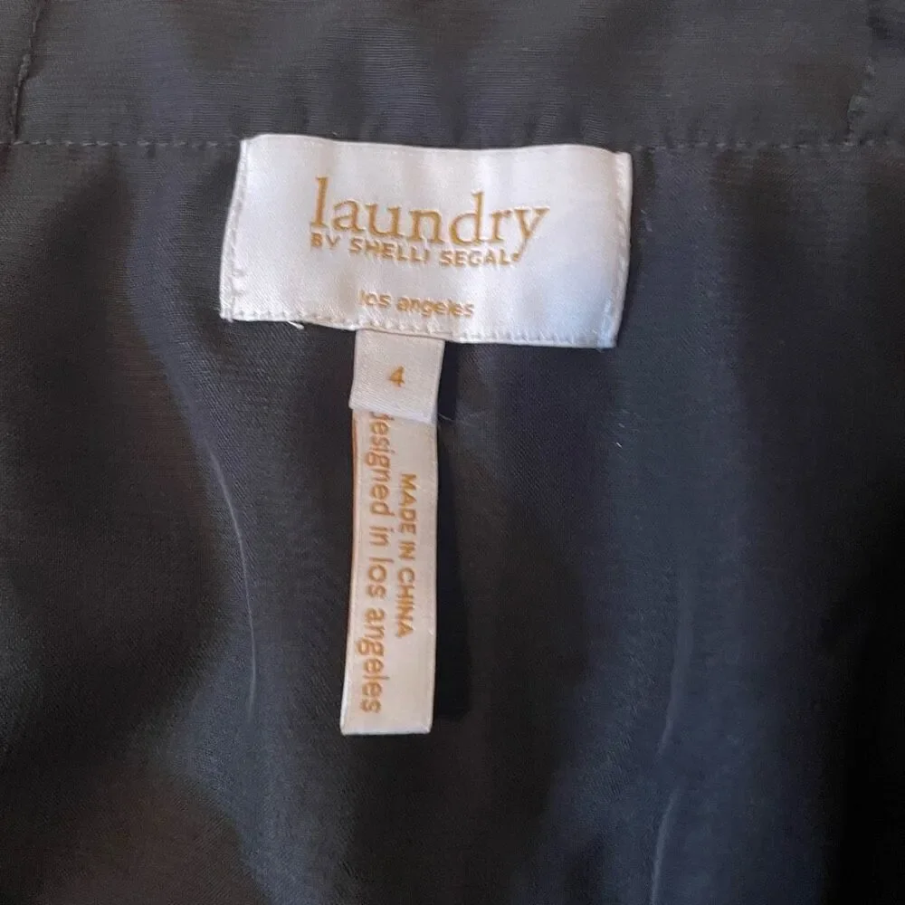 LAUNDRY BY SHELLI SEGAL | black skirt 4 - Picture 5 of 9